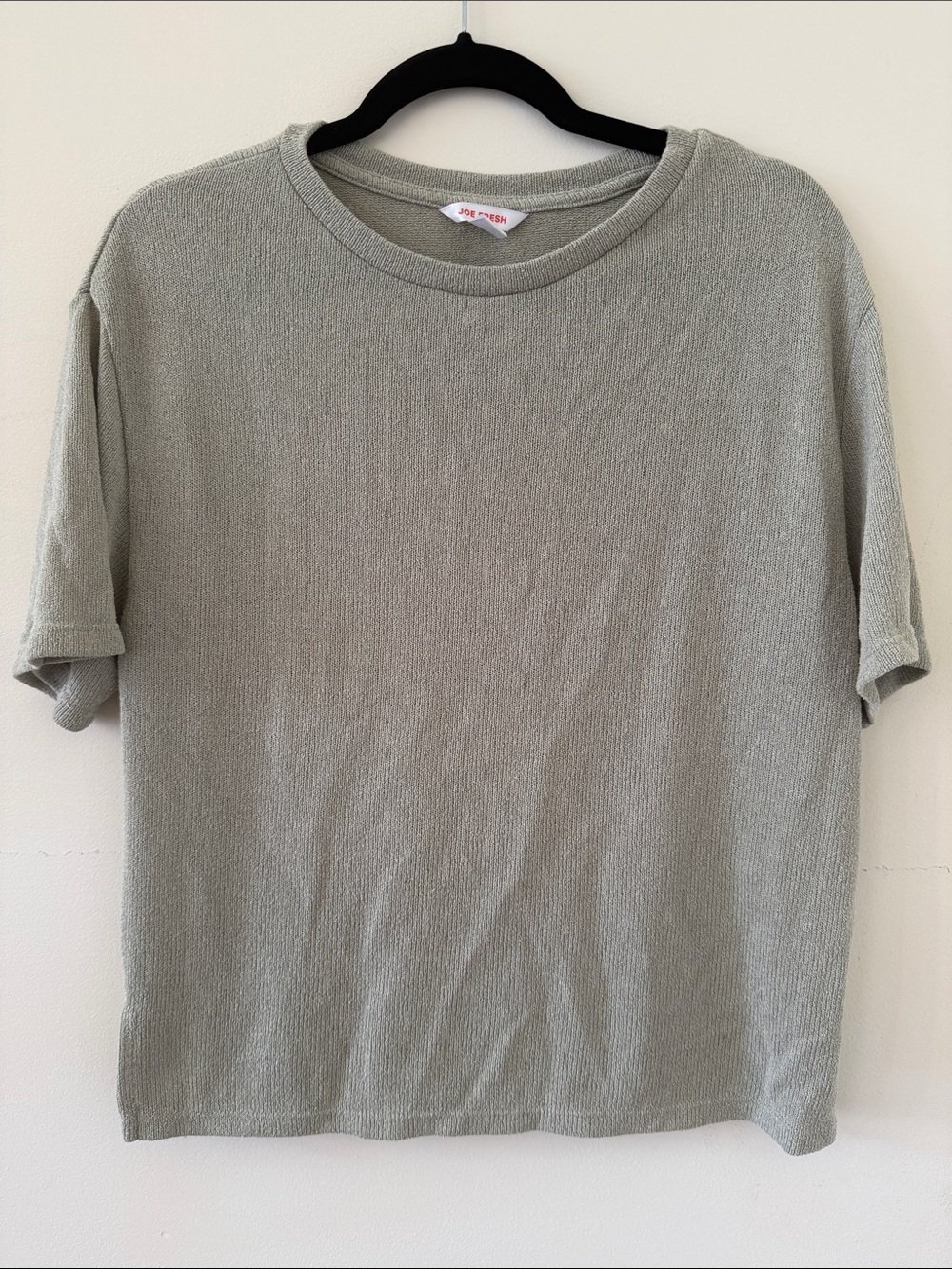 Joe Fresh Sage Green Short Sleeve Knit Tee